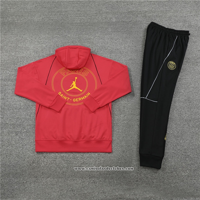 Fato de Treino Hoodie
 Paris Saint-Germain Jordan 2023 Crianca
 Vermelho

